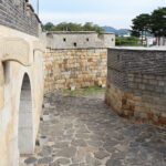 Korea fortress city travel hub — Suwon Hwaseong wall view