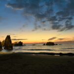 Korea east coast sunrise spot Jeongdongjin beach dawn