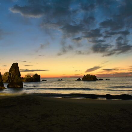 Korea east coast sunrise spot Jeongdongjin beach dawn