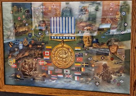 Korea war and modern history sites — UN Allied Forces exhibition at War Memorial of Korea