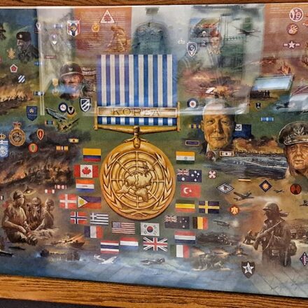 Korea war and modern history sites — UN Allied Forces exhibition at War Memorial of Korea