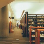 Public library sports facility — public library reading-room view