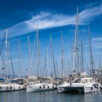 Yeosu summer sea activities yacht marina - Soho yacht marina sailboats