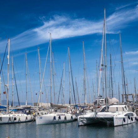 Yeosu summer sea activities yacht marina - Soho yacht marina sailboats