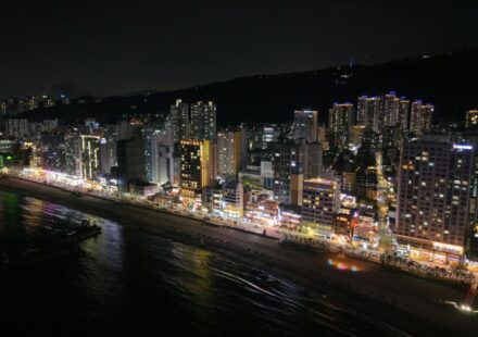 Busan travel itinerary overview — Haeundae and Gwangalli skyline view