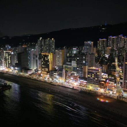Busan travel itinerary overview — Haeundae and Gwangalli skyline view