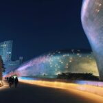 DDP night photography — Dongdaemun Design Plaza media facade at night