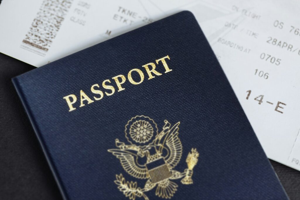 F-4 overseas Korean visa — — passport and visa application documents