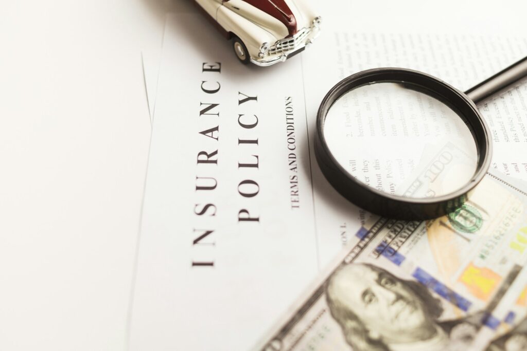 Foreigner car insurance Korea — policy paperwork