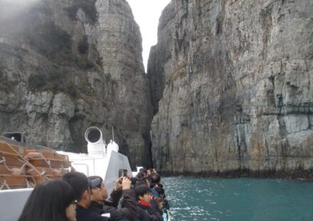 Geoje travel Haegeumgang cliff view