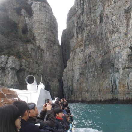 Geoje travel Haegeumgang cliff view