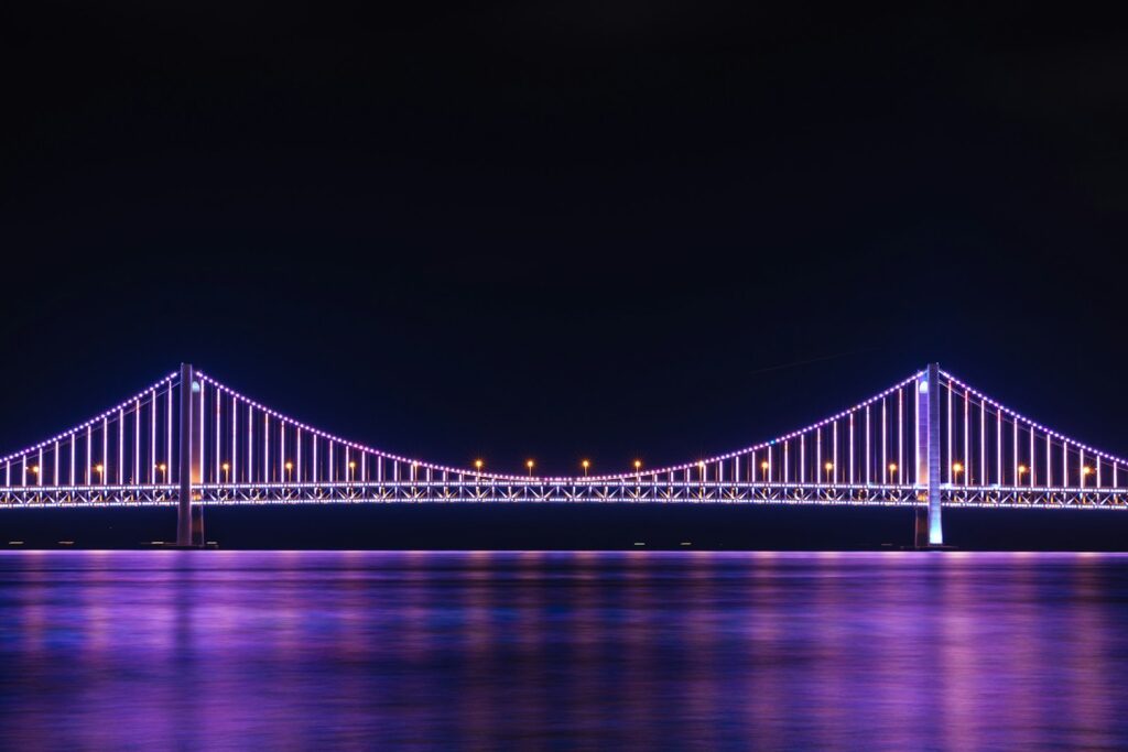 Gwangalli night view — Gwangan Bridge
