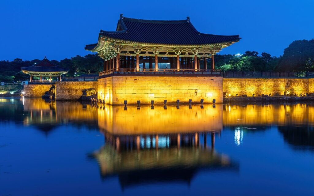 Gyeongju day trip vs one night signature night view Donggung and Wolji reflection