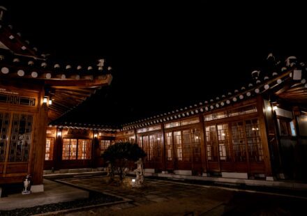 Gyeongju Donggung night view — twilight panorama