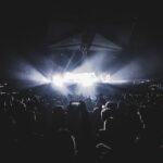 Hallyu concert K-pop venue audience with light sticks