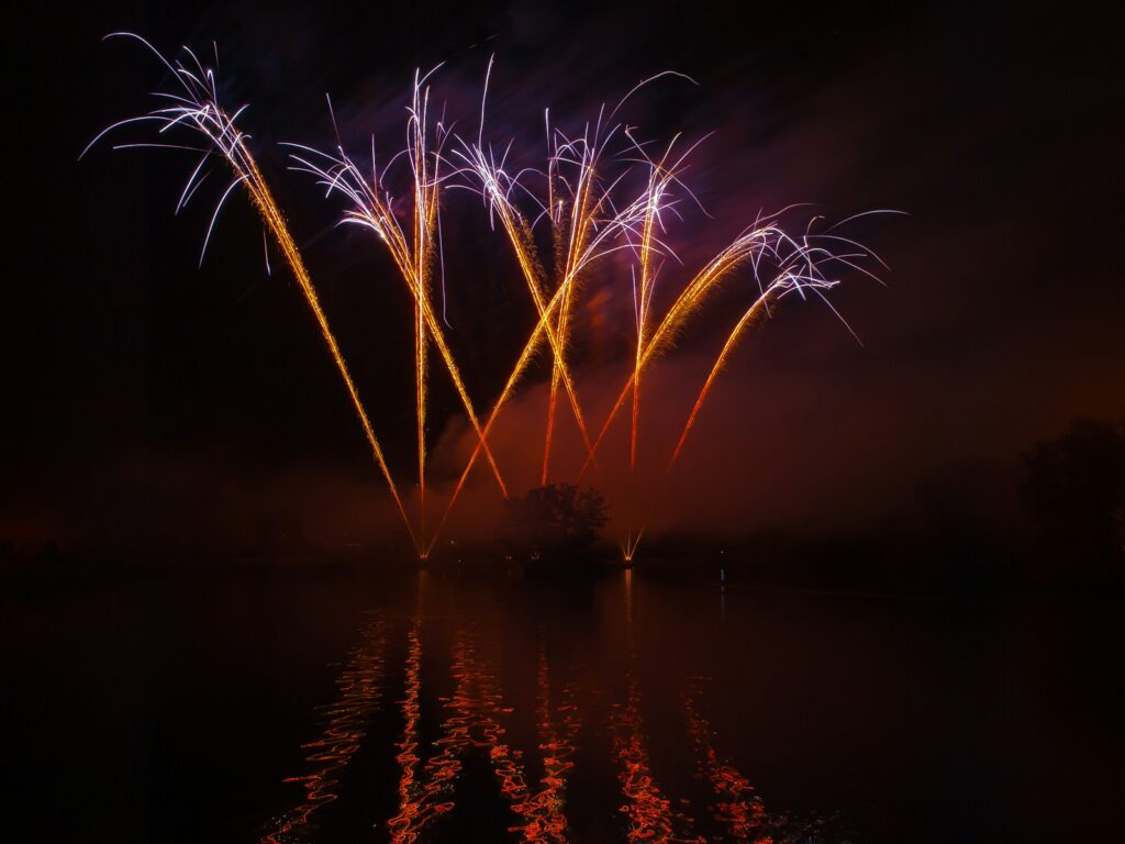 Korea festival schedule — Busan Gwangalli fireworks summer night sky