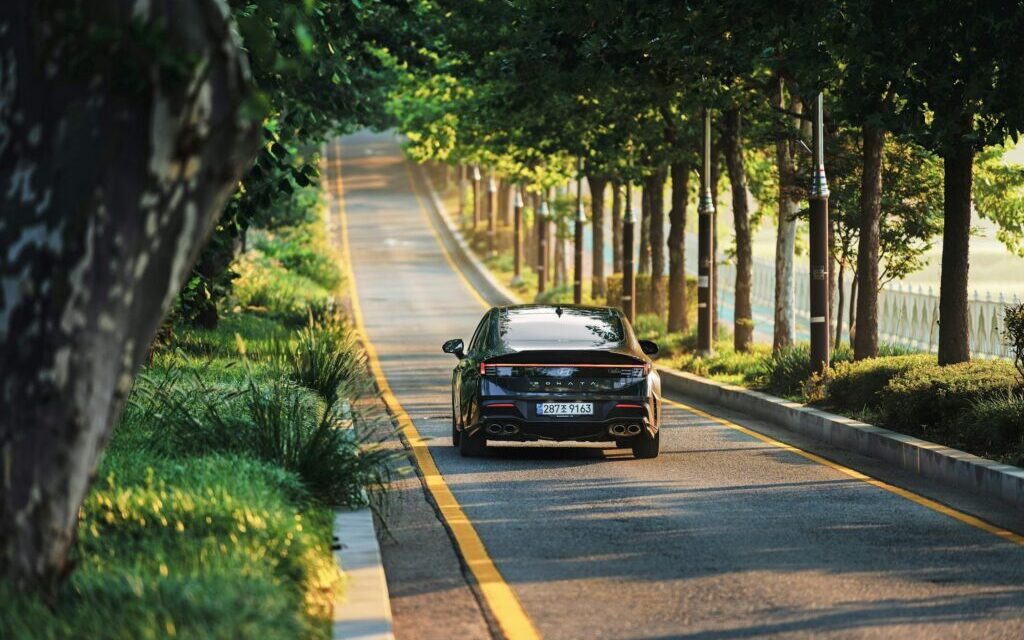 Korea rental car app — recommended vehicle exterior