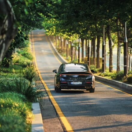 Korea rental car app — recommended vehicle exterior