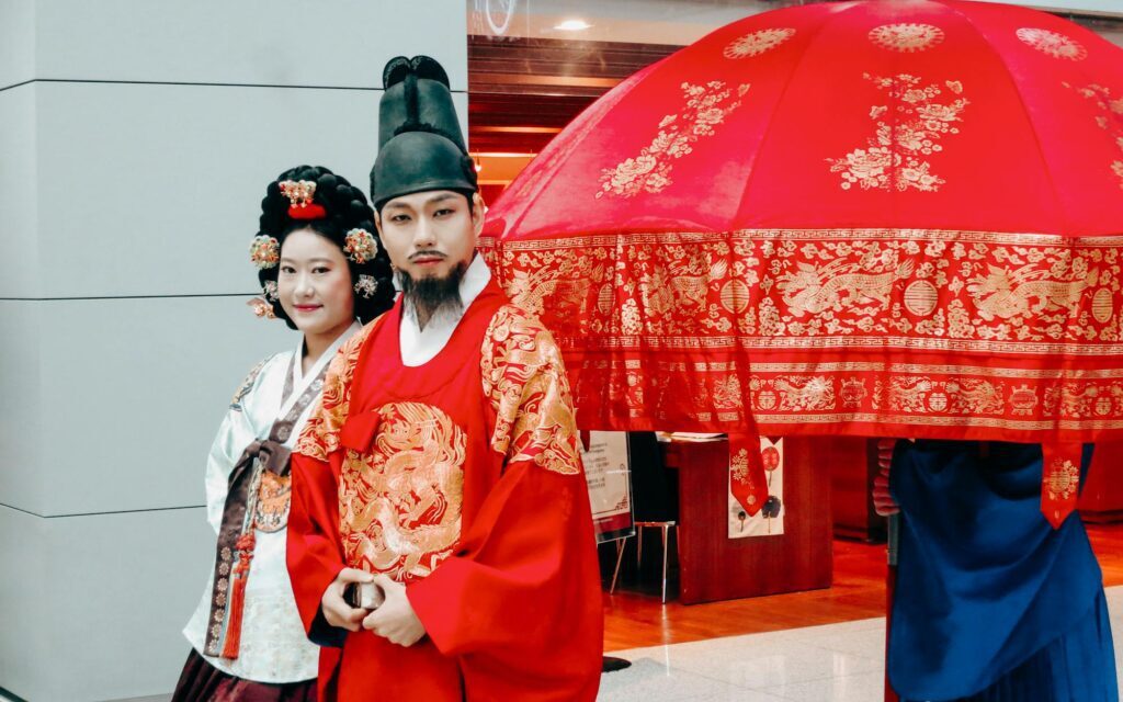 Korean Traditional Wedding — royal-style ceremony recreated with hanbok