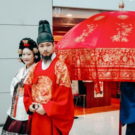 Korean Traditional Wedding — royal-style ceremony recreated with hanbok