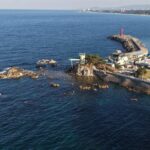 Sokcho 1 night 2 days itinerary - coastal scenery with Sokcho lighthouse and East Sea