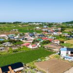 Udo day trip coastline view, the iconic Jeju island scene for a bike or scooter loop