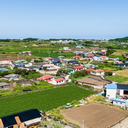 Udo day trip coastline view, the iconic Jeju island scene for a bike or scooter loop