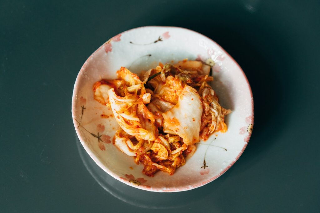 Yeosu seafood food route — Dolsan gat-kimchi (mustard greens kimchi)