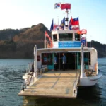 Chuncheon Nami Island course — ferry arriving at Nami Island