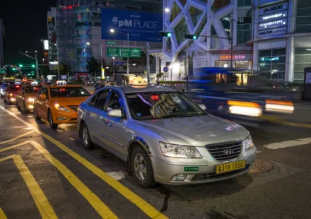 KakaoT taxi guide — Korean taxis in downtown Seoul