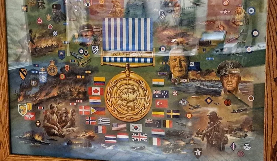 Korea war and modern history sites — UN Allied Forces exhibition at War Memorial of Korea