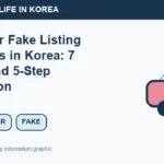Illustrated WeBring guide: Used Car Fake Listing Warnings in Korea: 7 Signs and 5-Step Inspection