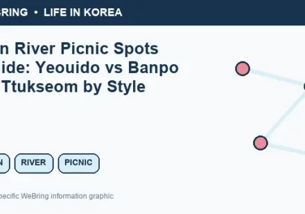 Illustrated WeBring guide: Han River Picnic Spots Guide: Yeouido vs Banpo vs Ttukseom by Style