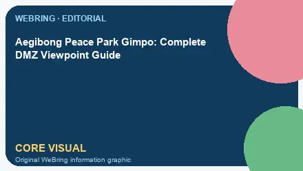 WeBring visual for Aegibong Peace Park Gimpo: Complete DMZ Viewpoint Guide