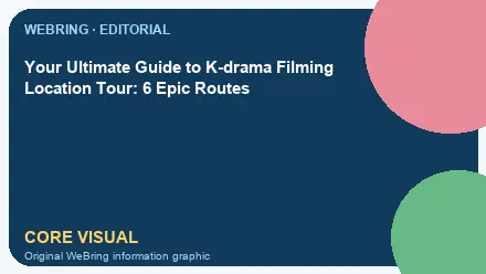 WeBring visual for Your Ultimate Guide to K-drama Filming Location Tour: 6 Epic Routes
